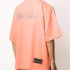 We11Done Reflective Letter Logo Printed Cotton Short Sleeve T-Shirt Unisex Tops Orange WD-TP5-19-930-OR