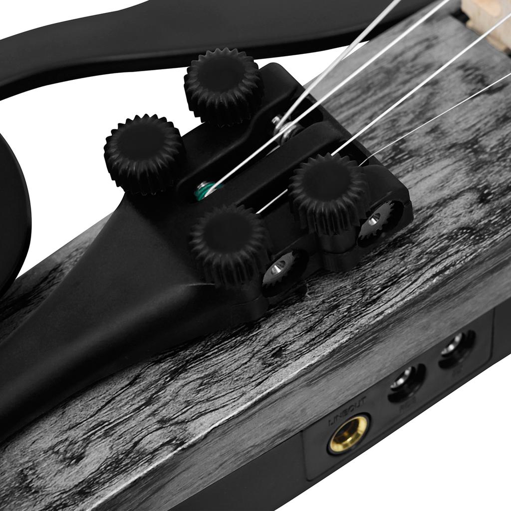 IRIN 4/4 Electric Violin Smart Silent Carbon Fiber Professional Technology Electric Violin with Shoulder Headphones Durable Part
