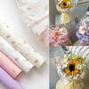 20 Sheets Multicolor Flower Wrapping Paper DIY 45x56cm Gift Wrapping Paper Printed Flowers Crepe Packaging Paper Valentine's Day