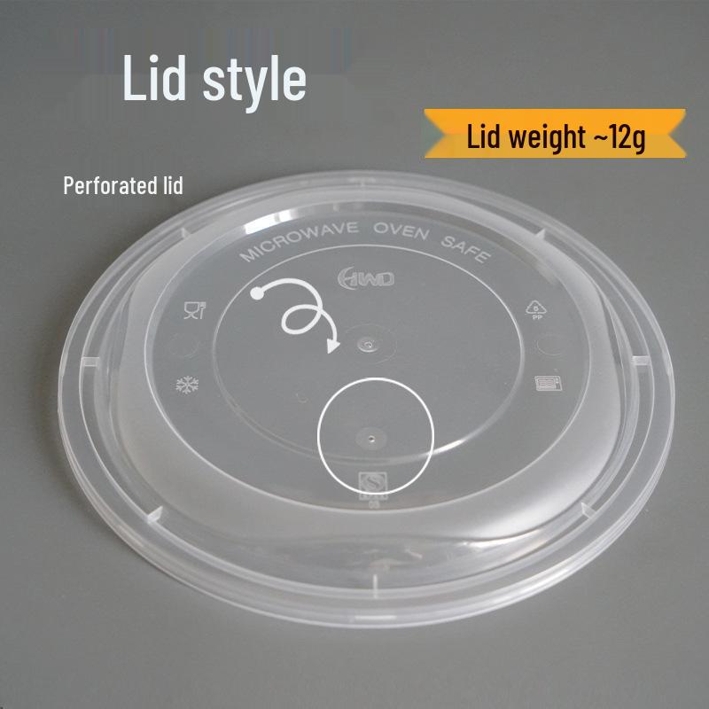 Doppelschichtige Takeaway-Box für Nudeln und Suppe - Nass-/Trocken-Trennung