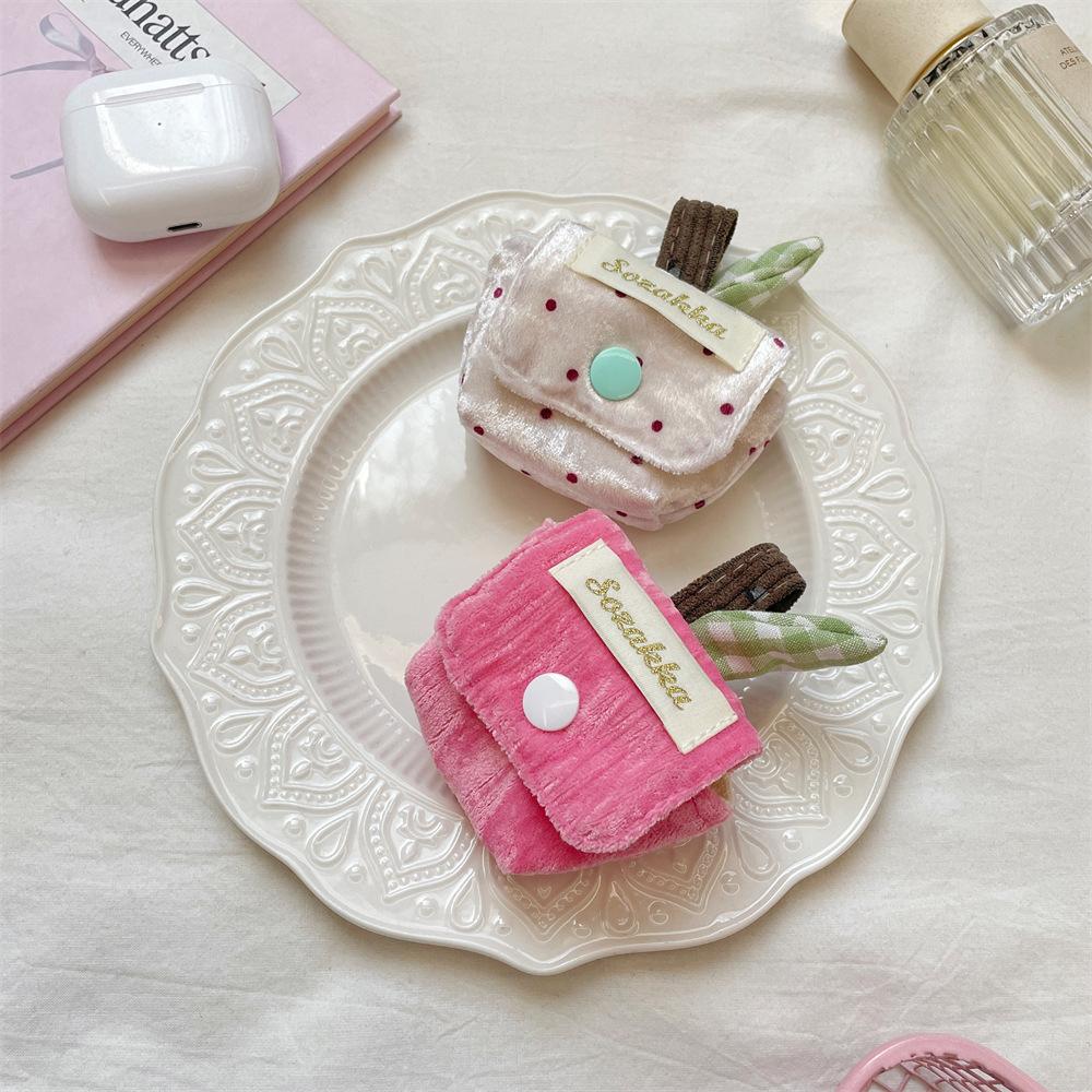 Cute Design Suitable for Apple Airpods Headphone Bag Storage Bag, Wireless Headphone Protective Cover Dustproof