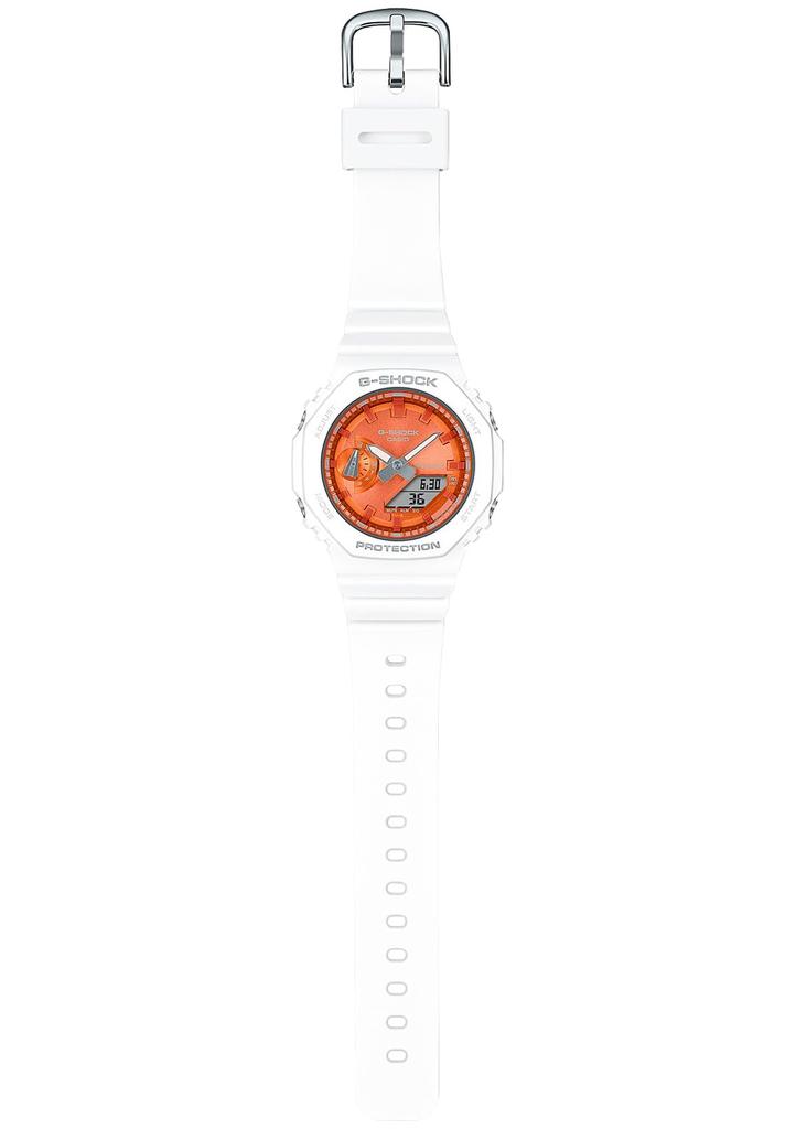 Casio G-Shock PRECIOUS HEART SELECTION Mid-Size Model GMA-S2100WS-7AJF Women's White Watch (Official Japanese Product)