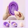 1Pcs Collapsible Silicone Brush Egg Pad Clean Washing Tools for Makeup Brushes Scrubber Board Cosmetics Cleaning Mat Kit