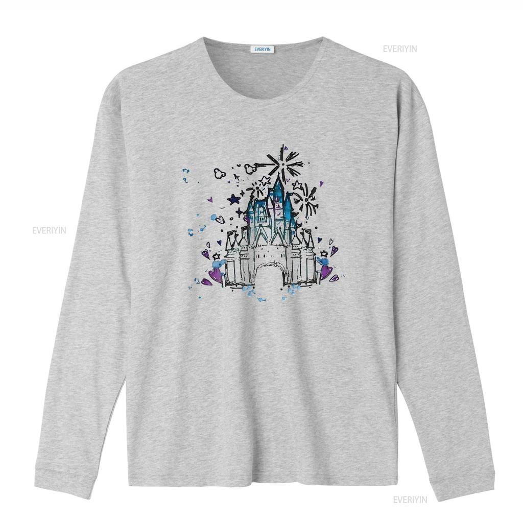 Magic Castle Women Cute Kingdom Shor Trendy Summer Tops for T Shirt with s vintage Washed Stylish homme fashion Slightly