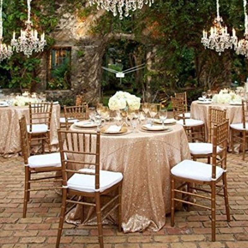 Sequin Tablecloth Sparkle Sequin Table Cover Linens Overlay Runners for Wedding Birthday Party Baby Shower Banquet Glitter Rectangle Tablecloth