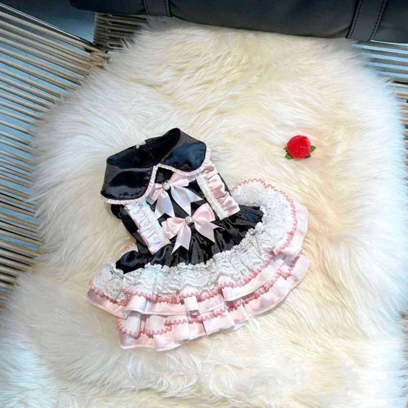 

Light Luxury Super Cute Dog Dress Cat Rabbit Wedding Dress Pet Dog Dress Teddy Bigbear Pomeranian Dress XS chest 30 back 20 about 1 kg