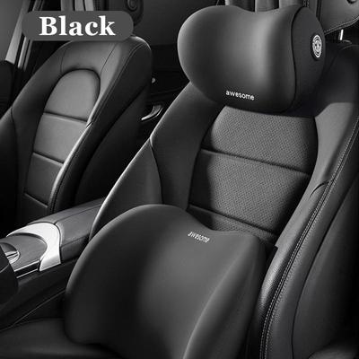 Memory-Baumwoll-Autokissen, Auto-Kopfstütze, Nackenschutz, Auto-Rückenlehne, Lendenwirbelstütze, Stützkissen, weiches Memory-Baumwoll-Kissen