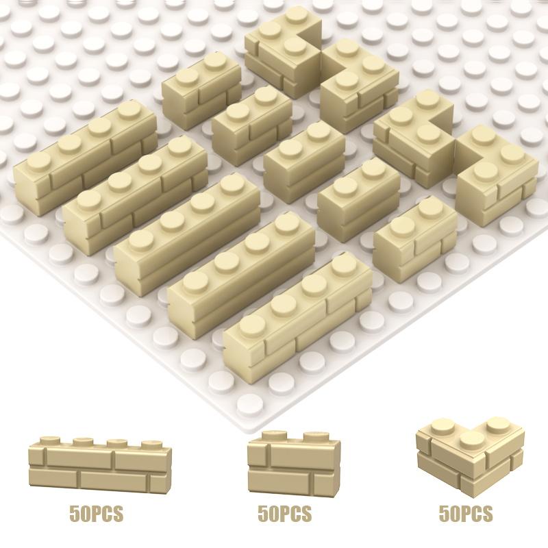 Masonry Wall Modified Bricks 15533 1x4 Toys Building Blocks Compatible Major Brand Profile Collection