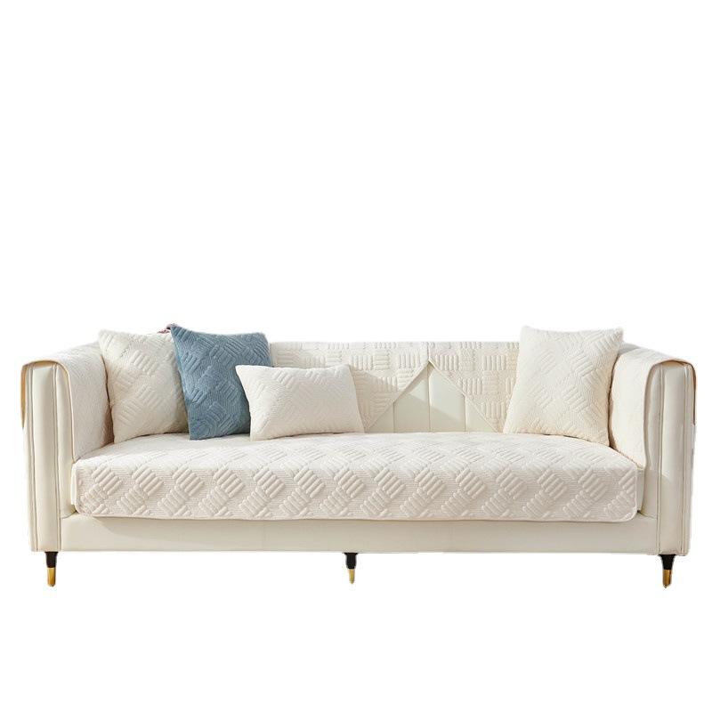 Новая осенне-зимняя плюшевая стеганая диванная подушка — фото 5