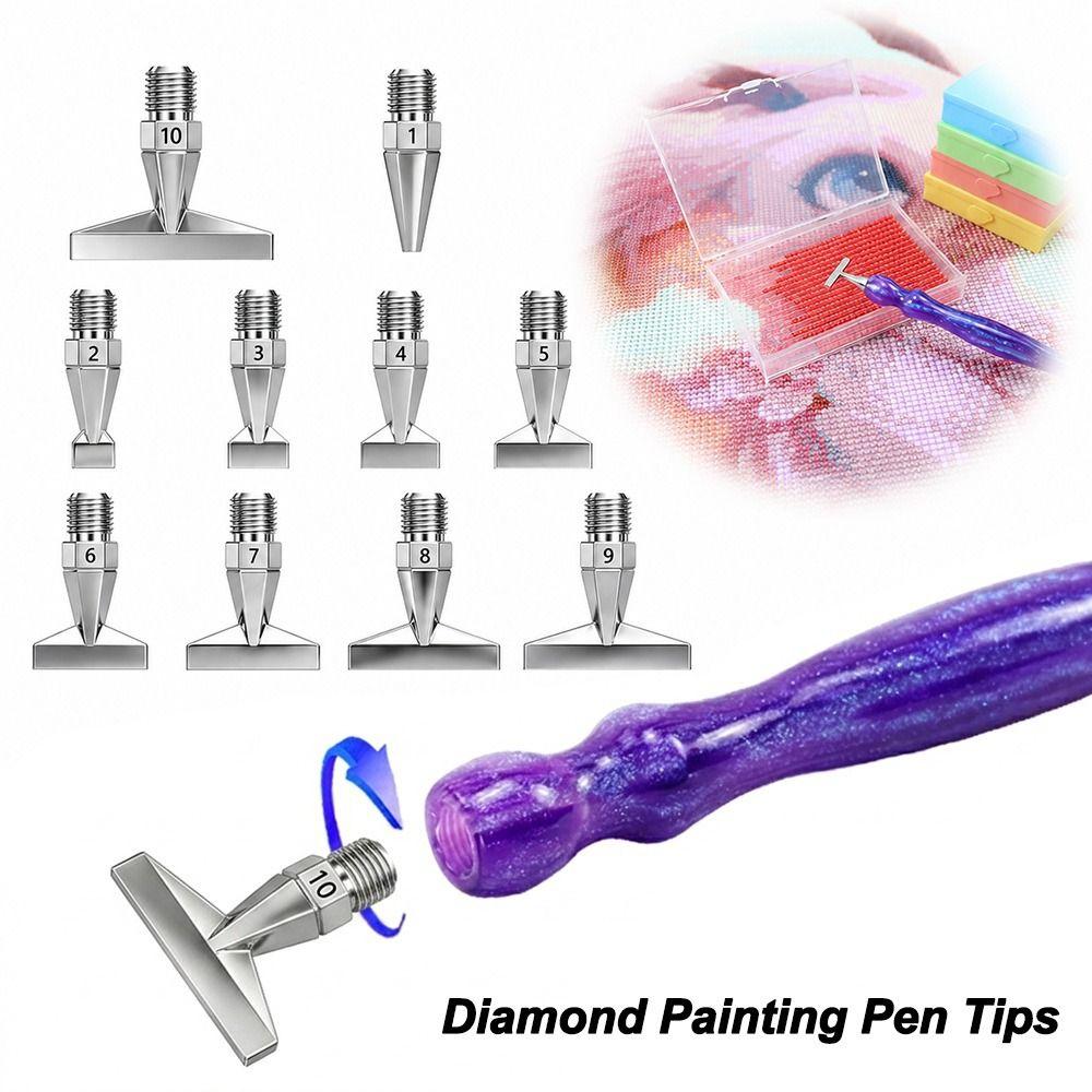 Metal Diamond Painting Pen Tips DIY Craft Diamond Painting Pen Heads Craft Accessories