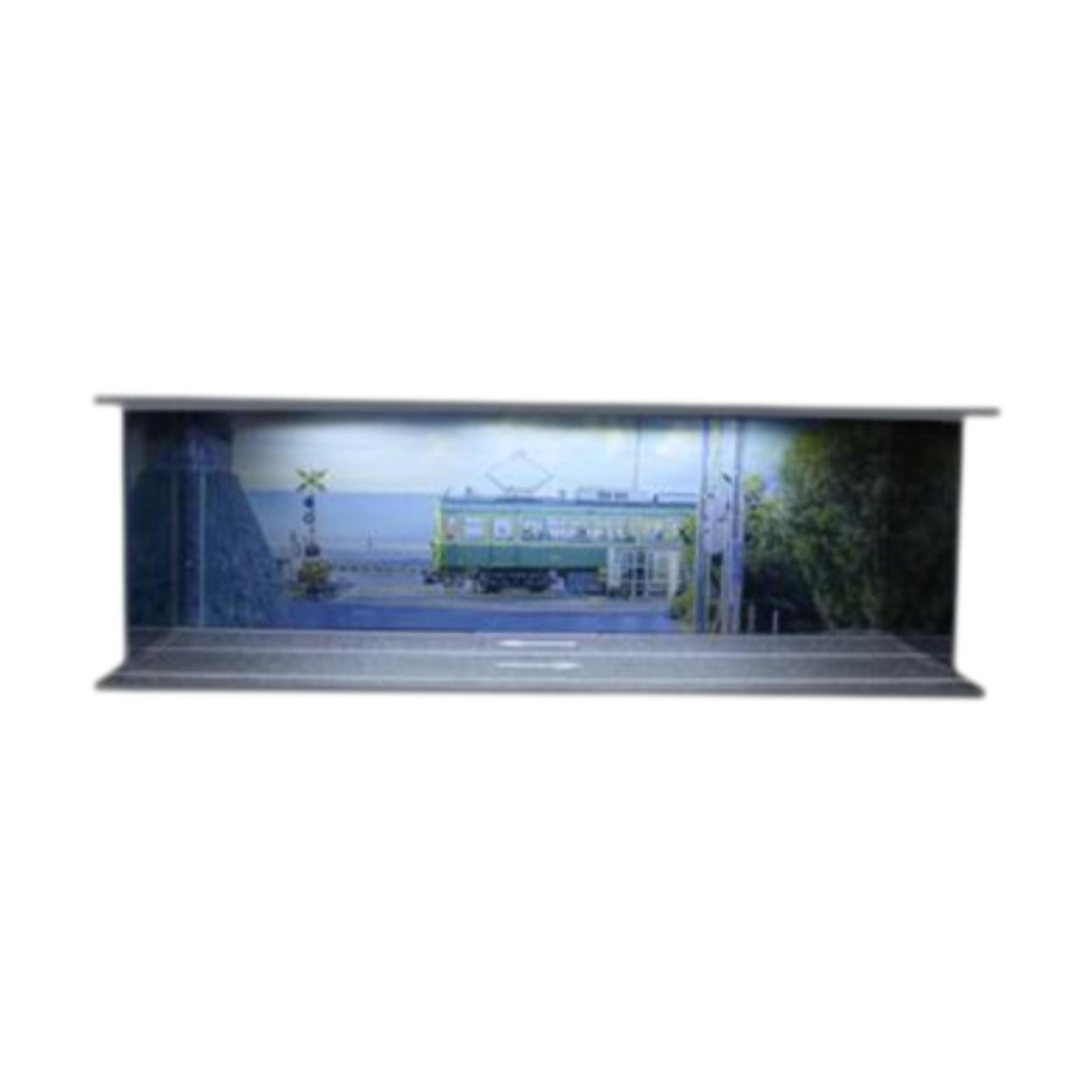 

1/64 Scale Diecast Model Car Display Case Protection Landscape Garage Display Case for Sports Car Toy Cars Alloy Car Collectors