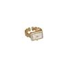 Zircon Square Watch Chain Ring Open Ring Adjustable Simple Jewelry Japanese Ring Couple Ring