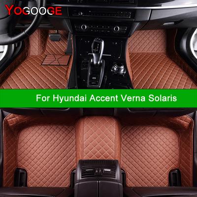 Dywaniki Samochodowe Do Hyundai Accent Verna Solaris Dywaniki Samochodowe Podłogowe Coche Akcesoria