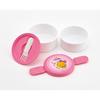 Skater Antibacterial Bento Box, 2-Tier, Round, 500ml, TWEETY, Made In Japan, ONWR1AG-A