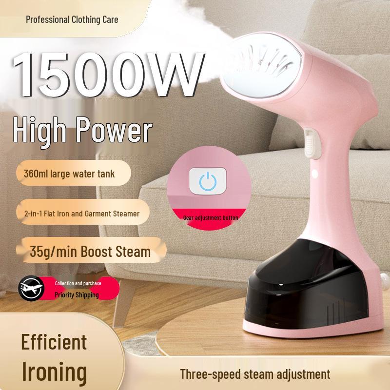 Portable High-Power Garment Steamer & Iron – Dual Use for Dry and Wet Ironing 111V~240V
