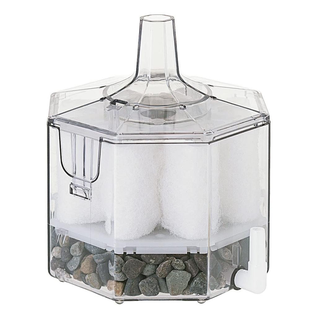 Suisaku Achtkern S 6-teiliges Set (Haupteinheit + Ersatzfiltermedien + Aktivkohlepatrone + Plaston + Schlankes Rohr + Schlauchfitting) [Enthält Tr