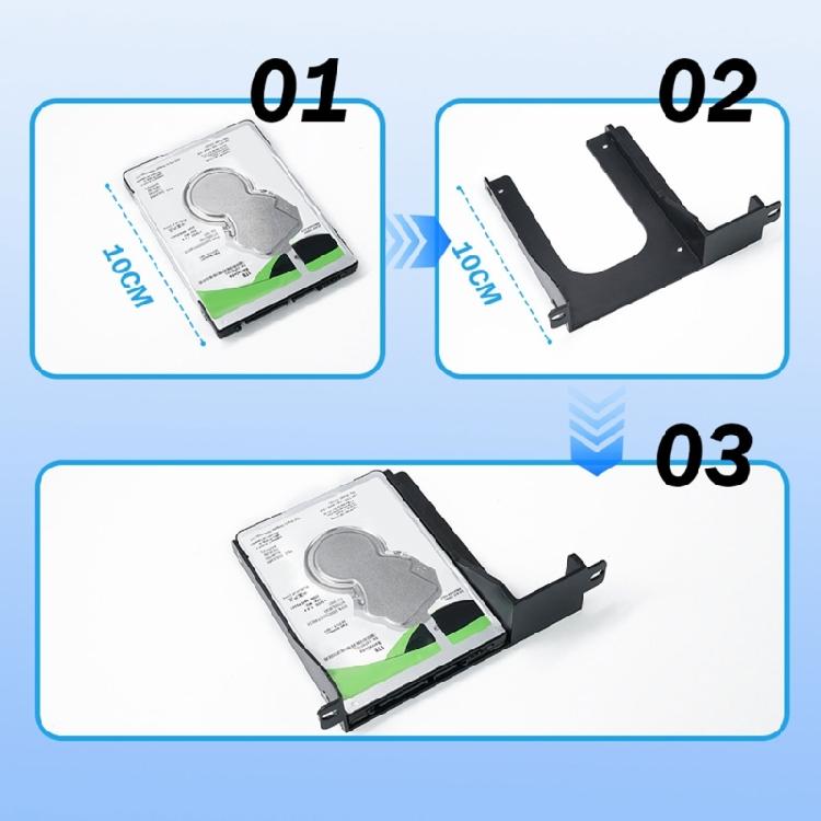 2.5inch Game Consoles Hard Drive Bracket Networking Adapter 3D Printed Stand Holder HDD Bracket for SCPH-30000 SCPH-50000