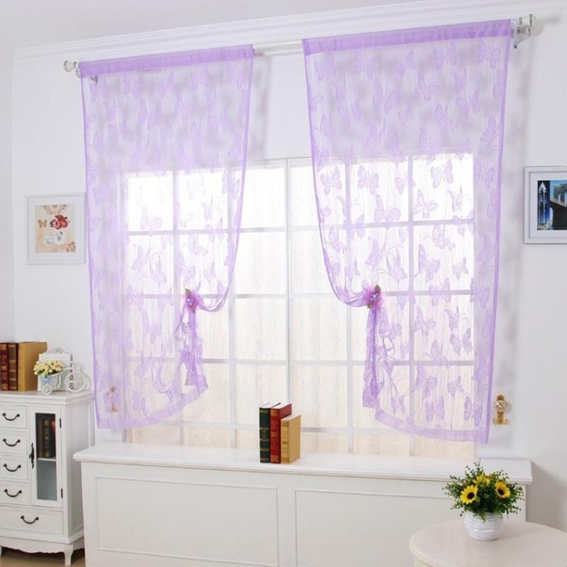 1 st Fönstergardiner 100*200cm Hängande Snöre Festival Fjärilsgardin Fönsterpaneler Dörröppning Linjegardiner Avskärmningsnät