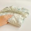 2025 New Ultra-soft Washed Cotton Printed Single-bed Hat Skin-friendly and Fresh Bedspread Come with Elastic Mattress Covers