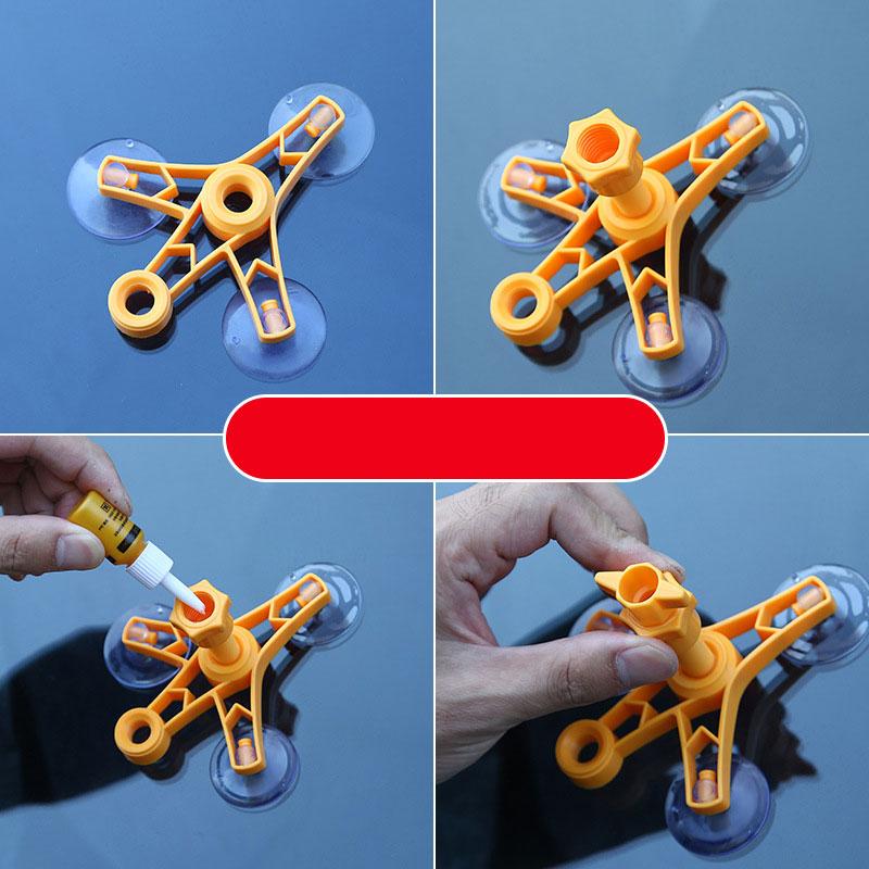 Kleber zur Reparatur von Auto-Windschutzscheiben, Harz-Set zur Reparatur von Autofenstern, Windschutzscheiben-Kratzer, Risswiederherstellung, flüssiger Glashärtungskleber, Autozubehör