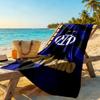 Inter Milan Personalized Name Beach Towel High Absorbency & Quick-Dry