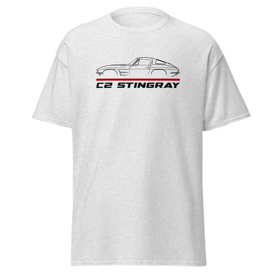 Premium T-Shirt Für Chevrolet Corvette C2 Stingray 1963 Auto Fans Geburtstagsgeschenk
