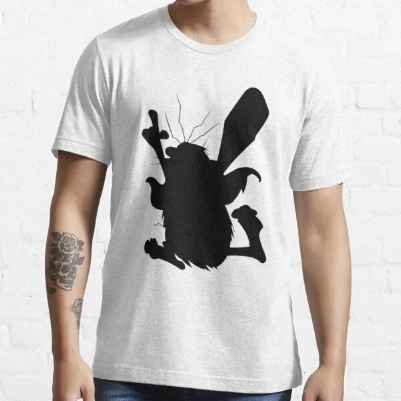 Funny Captain Caveman Cavey 1980s Cartoon Print Tops Men Clothing Ropa Hombre Camisetas Hanna Barbera Graphic TShirt Oversized