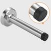3 Pieces Stainless Steel Door Stop Anti-Collision Door Stop Wall Mounted Doorstop Rubber Buffer Stopper