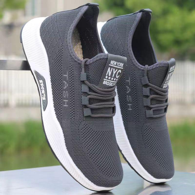 Men's Breathable Mesh Slip-On Sports Shoes - All-Match, Summer Style