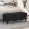 Day and Night - Day and Night Black Synthetic Leather Bench 100x35x41 Cm