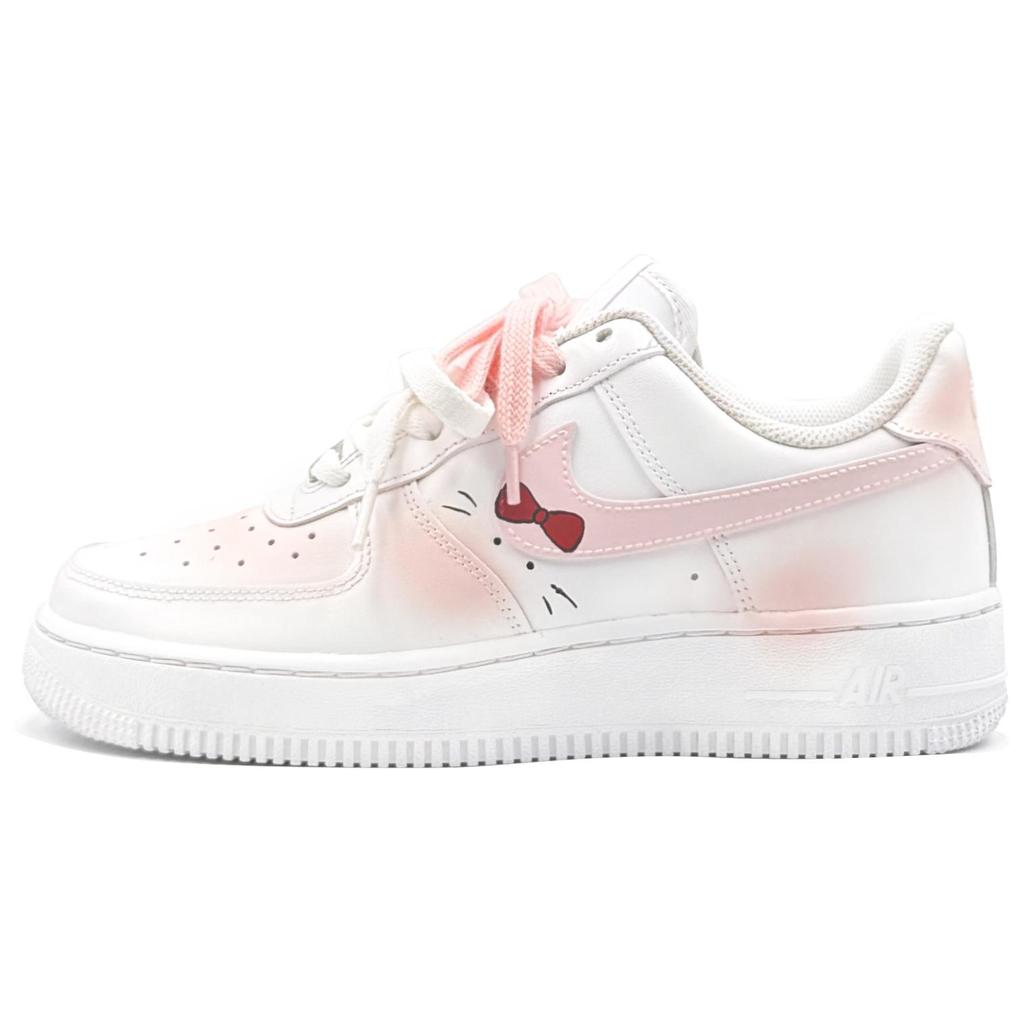 Nike Air Force 1 Slip Resistant Abrasion Resistant Slip Resistant Abrasion Resistant Low top Skateboard Shoes Women's DD8959-100(TeamTwo-S-BOX)