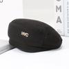 Letters Painter Myc Beret Hat Gift Warm Girl Outdoor Sports Breathable Sunshade