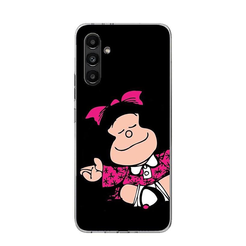 Cartoon Cute Mafalda Phone Case for Samsung Galaxy A17 A16 A15 A14 A13 A57 A56 A55 A54 A53 A37 A36 A35 A34 A33 A26 A25 A24 A23 G