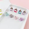 Colorful 3D Elephant & Skiing Penguin Pendant - DIY Jewelry Charm