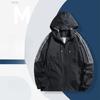 Wysokiej jakości sportowa kurtka z kapturem męska cienka wiatrówka Outdoor wygodna codzienna odzież wierzchnia męskie modele uniwersalne