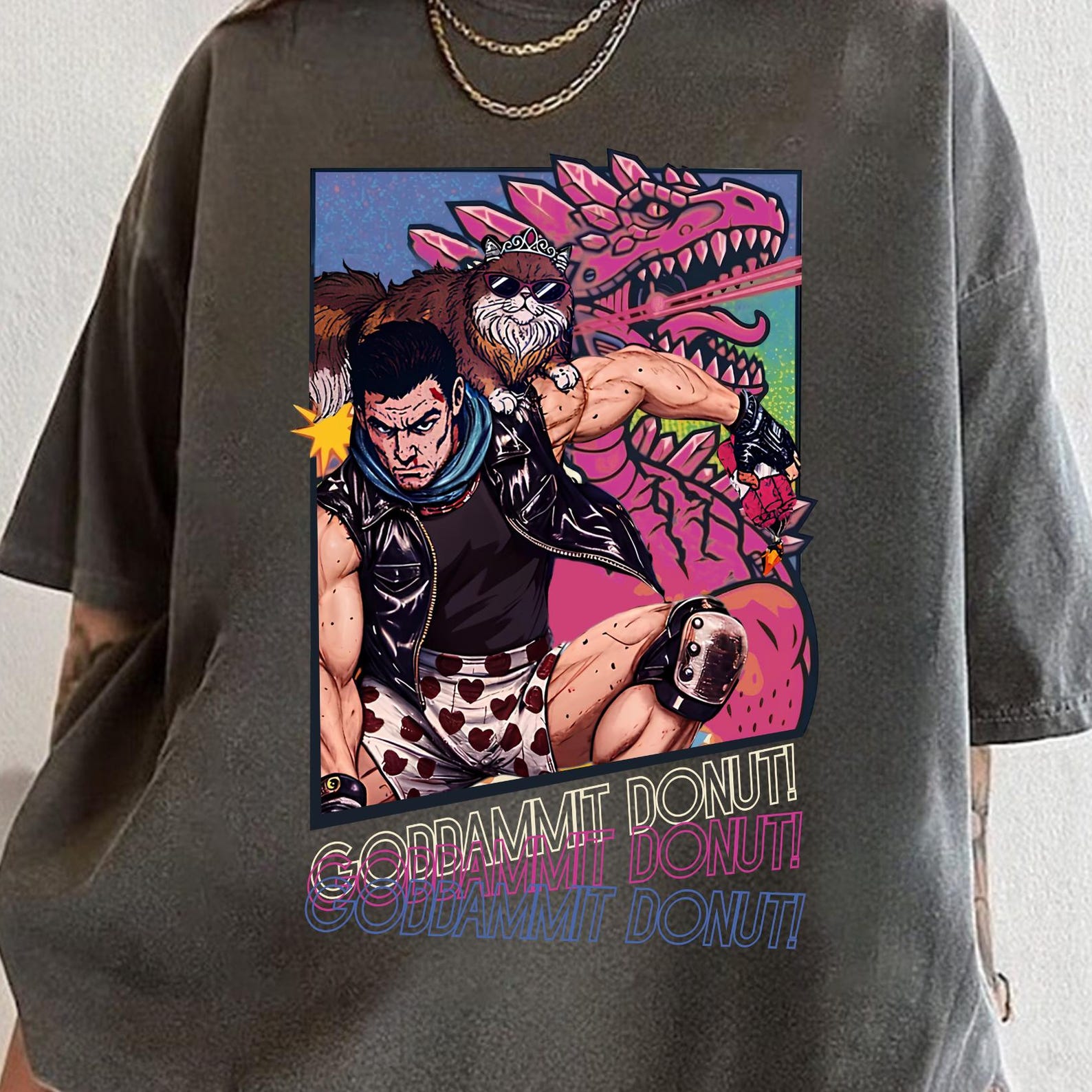 Goddammit Donut! Dungeon Crawler Carl, New Achievement Shirt, The Desperado Club, Book Lover Gift, New Achievement, Ride or Roar Shirt XL