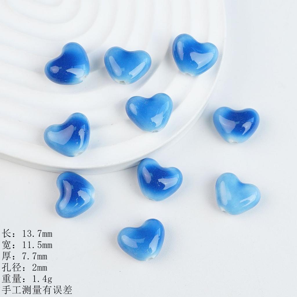Love beads loose beads accessories ceramic bracelets handmade DIY material manufacturers