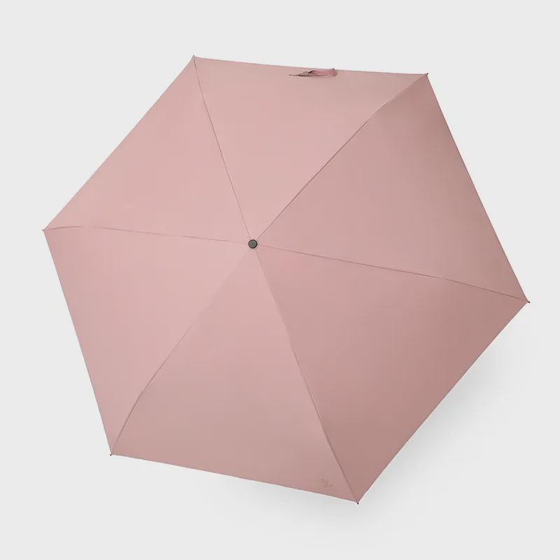 Ultra-Light 160g Sunscreen Pencil Umbrella, 108cm, Black, Dual-Purpose for Sun and Rain, UPF 50+, Gift Box Included