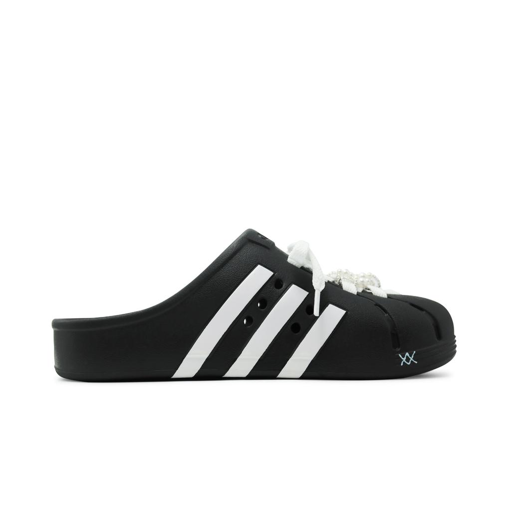 Adidas Closed Toe Slippers Unisex Black White Blue GZ5886(Team186-)