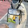 Clear Pvc Waterproof Hanging Bag Electric Vehicle Front Pocket Large Capacity Mobile Phone Lipstick Storage Bag Shopping Handbag