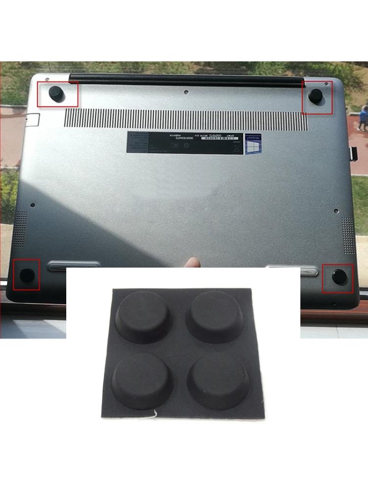 4Pcs Laptop Cooling Stand Heat Reduction Pad For PC Laptop Soft Silicone Feet Holder Notebook Support Bracket