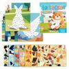 3D Geometry Collage Sticker Book Handmade Cartoon Animal Traffic Sticker Puzzle Toys Enhance Focus Training Enlightenment Gifts