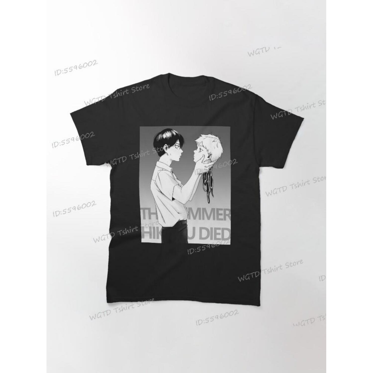 

The Summer Hikaru Died T-Shirts for Men Women Anime Harajuku Streetwear Shirt Anime Summer Clothes Vintage Tees Mens Clothing XXXXXL чорний