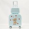 Child Luggage Girls Small Leather Suitcase Handbags Password Set Suitcases 2024 New Cute Cabin Trolley Case