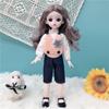 30CM mini pohyblivá kloubová panenka Dívčí hračka 3D Big Eyes BJD Princess Kompletní oblečení Kolekce šatů Dětská panenka Dárek