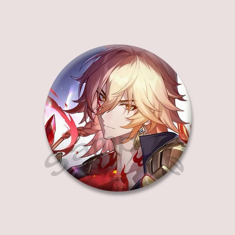 Honkai Star Rail Mydei Icons Acrylic Brooch Cartoon Figure Lapel Pin Badge for Women Men Clothing Bag Accessories Jewelry Decor