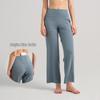 Lulu Women's High-Waisted Wide-Leg Yoga Pants with Brushed Finish and Hidden Pocket