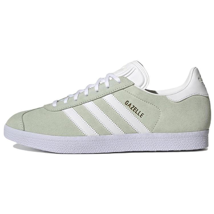 adidas Gazelle 'Linen Green' (Unisex) Linen Green / Cloud White / Gold Metallic Skateboard Shoes GX2206
