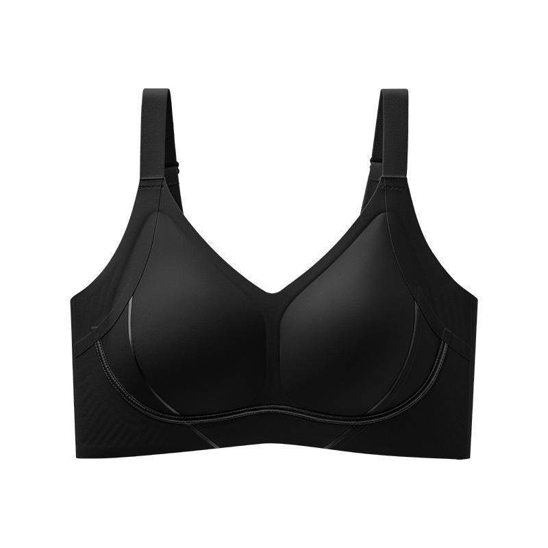 

Traceless soft support, anti-expansion fixed cup, no steel ring, sub-breasts gathered, thin bra cover M(recommended 47.5-57.5kg ) l