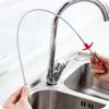 60cm Drain Cleaner Kitchen Cleaning Tools Plumbers Snake Pipeline Dredge Sink Hair Brush Cleaner Bend Sink Tool with Spring Claw